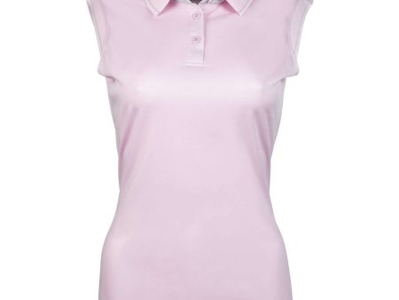 HKM Poloshirt Classico Mouwloos Lichtroze on Sale