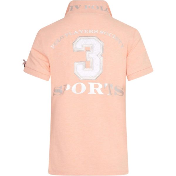 HV Polo Polo Favouritas EQ SS Orange Heather Fashion