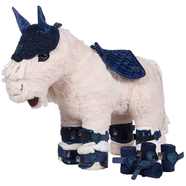 HKM Knuffel Pony Riding Starterset Deep Blue Fashion