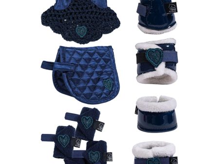 HKM Knuffel Pony Riding Starterset Deep Blue Fashion