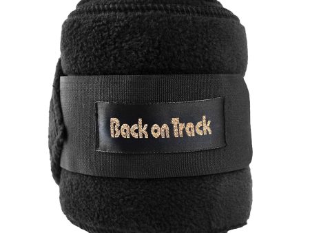 Back on Track Bandages Fleece Bandages Zwart Online Hot Sale